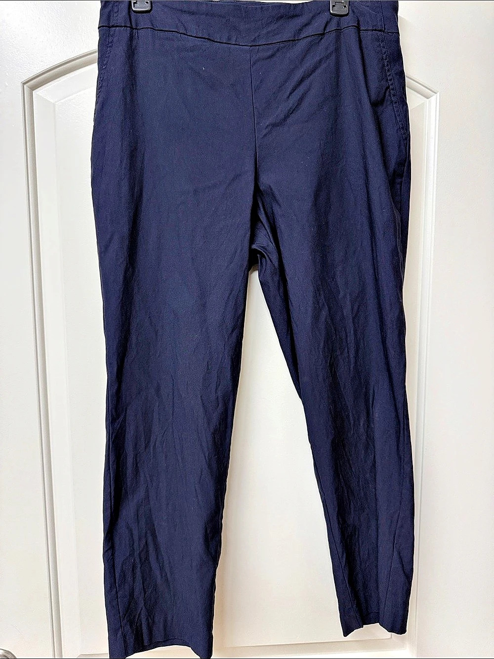 Jones & Co Women's Straight Leg Pants in Blue Size 14W